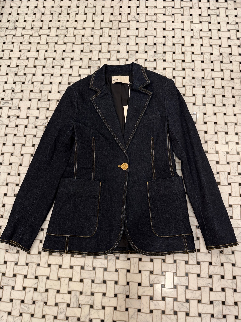 Tory Burch denim blazer